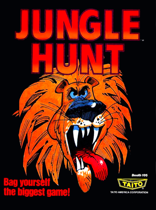 Jungle Hunt (Brazil) Arcade Game Cover